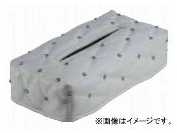 ジェットイノウエ モコモコティッシュカバーVer.2 ヌバック調　ブラック/赤糸 横約260×横約125×厚さ約70mm/ダブルステッチ 594960