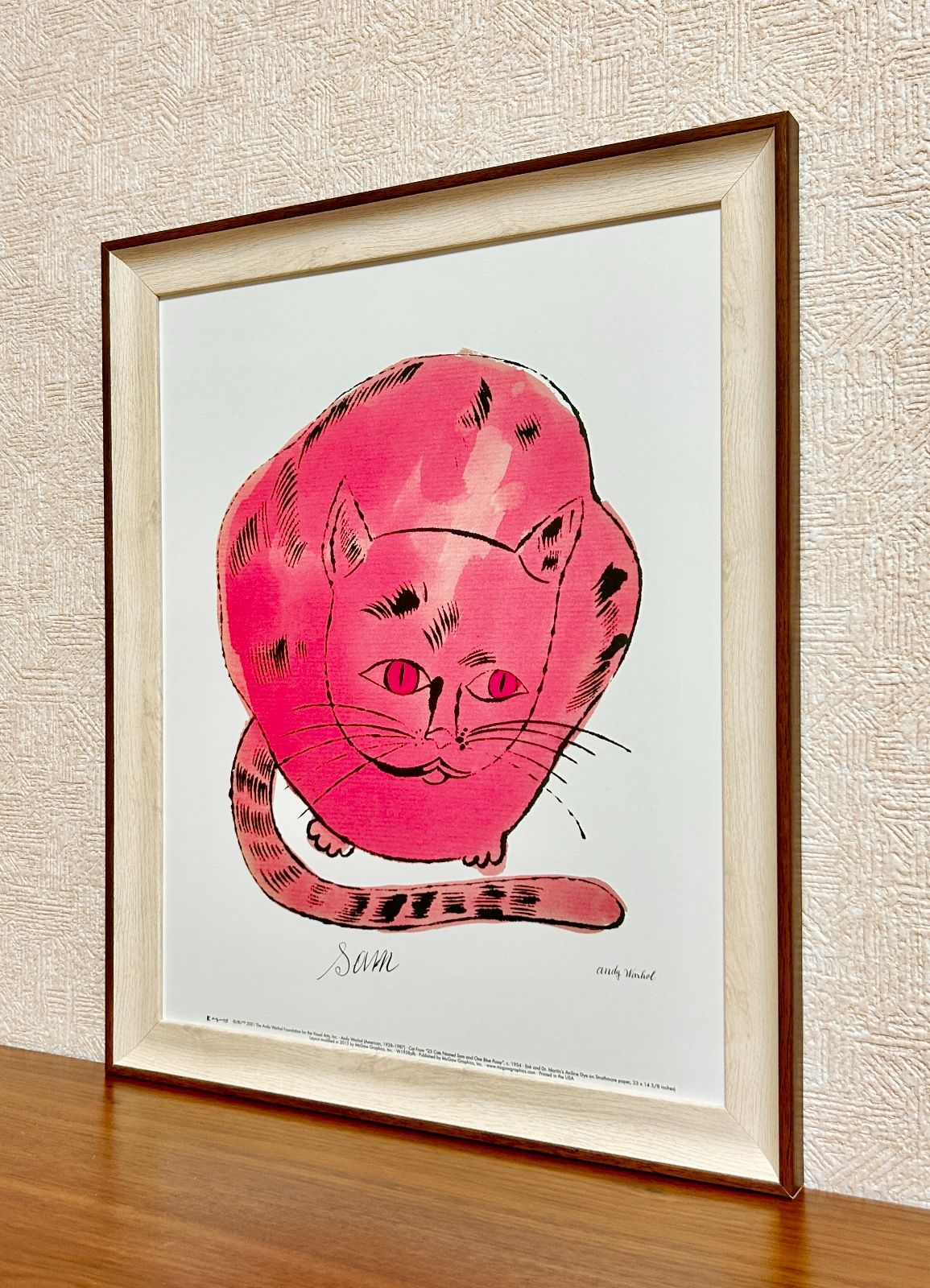新品☆額縁付アートポスター(BRUCE MCGAW GRAPHICS)アンディ