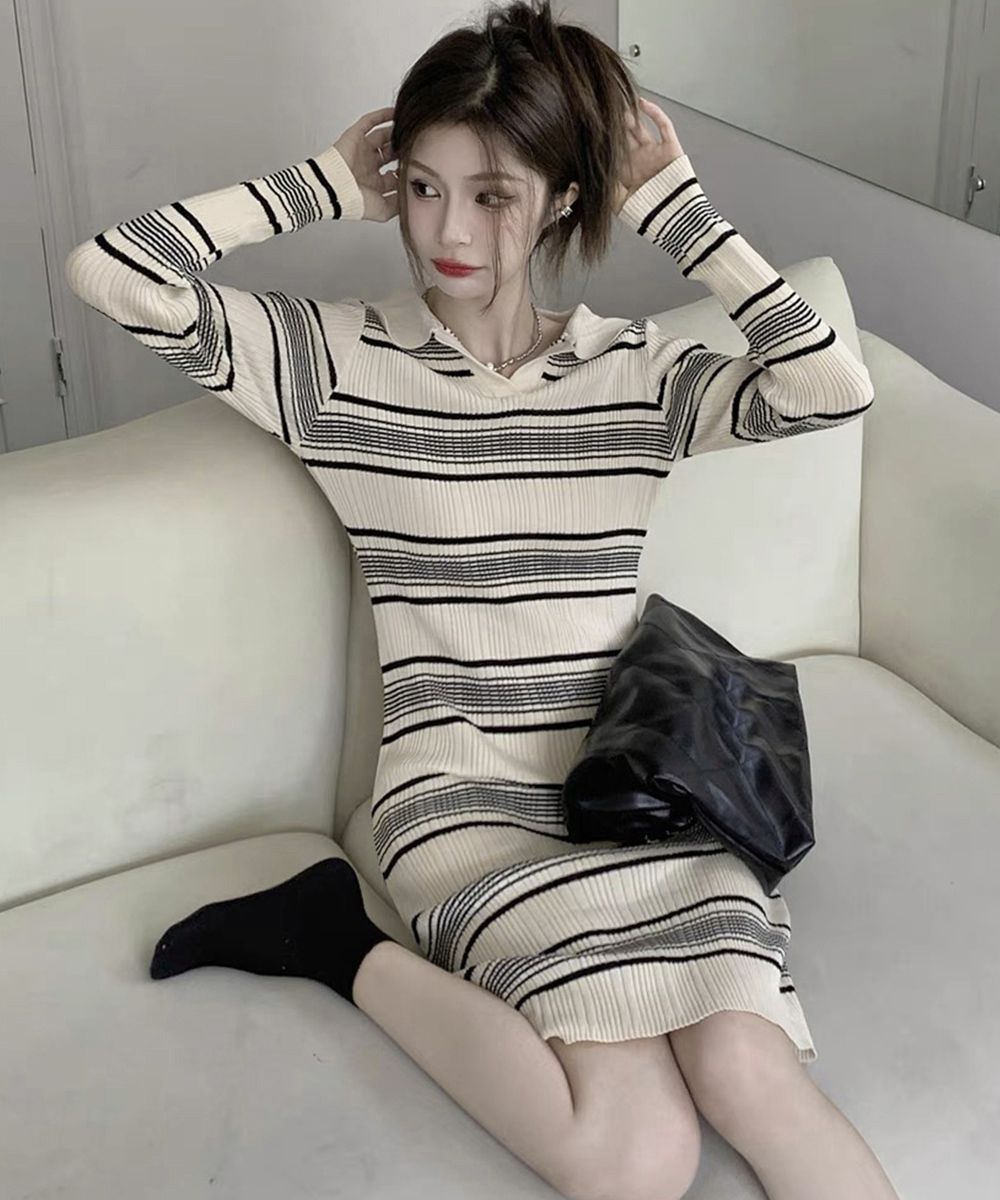 SOLDOUT♡ボーダーポンチワンピース♡ SOLDOUT♡ボーダーポンチワンピース♡