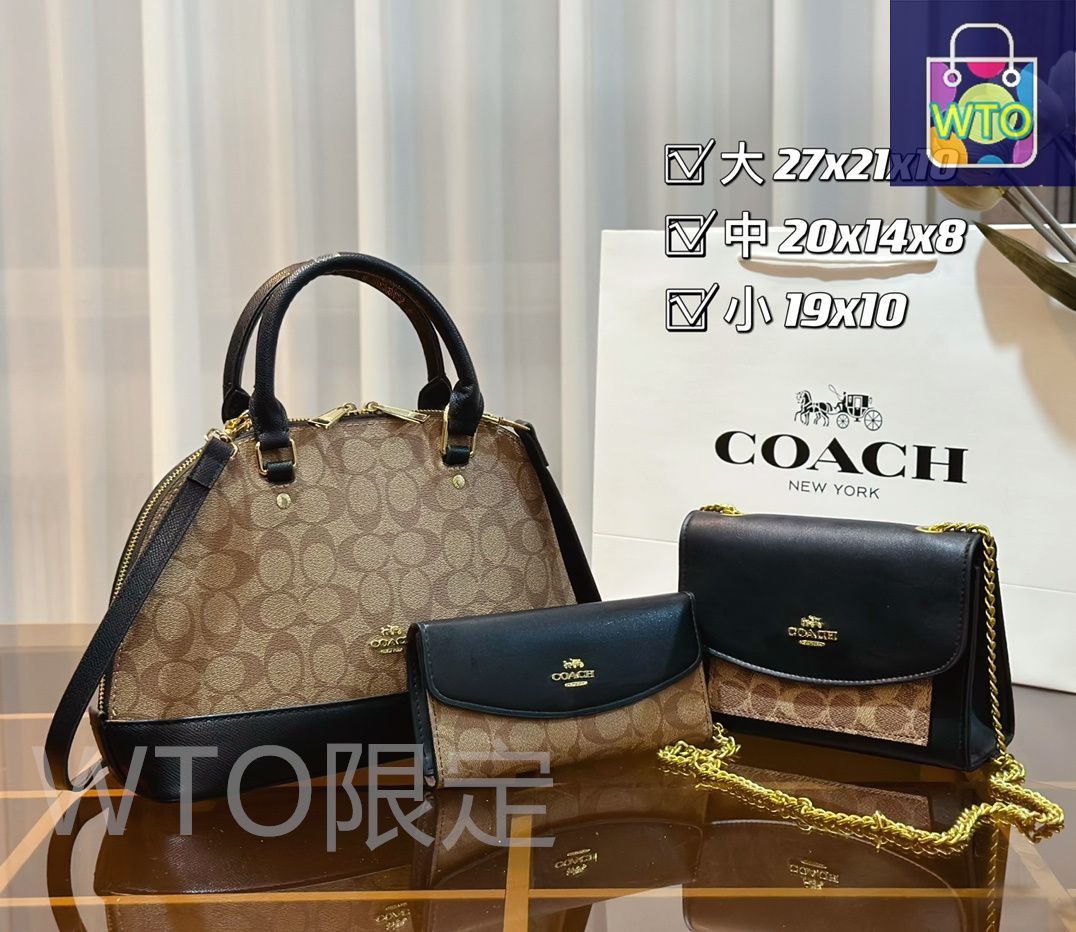 今日特価】Celine セリーヌ、Coach コーチ 組み合わせパック 三