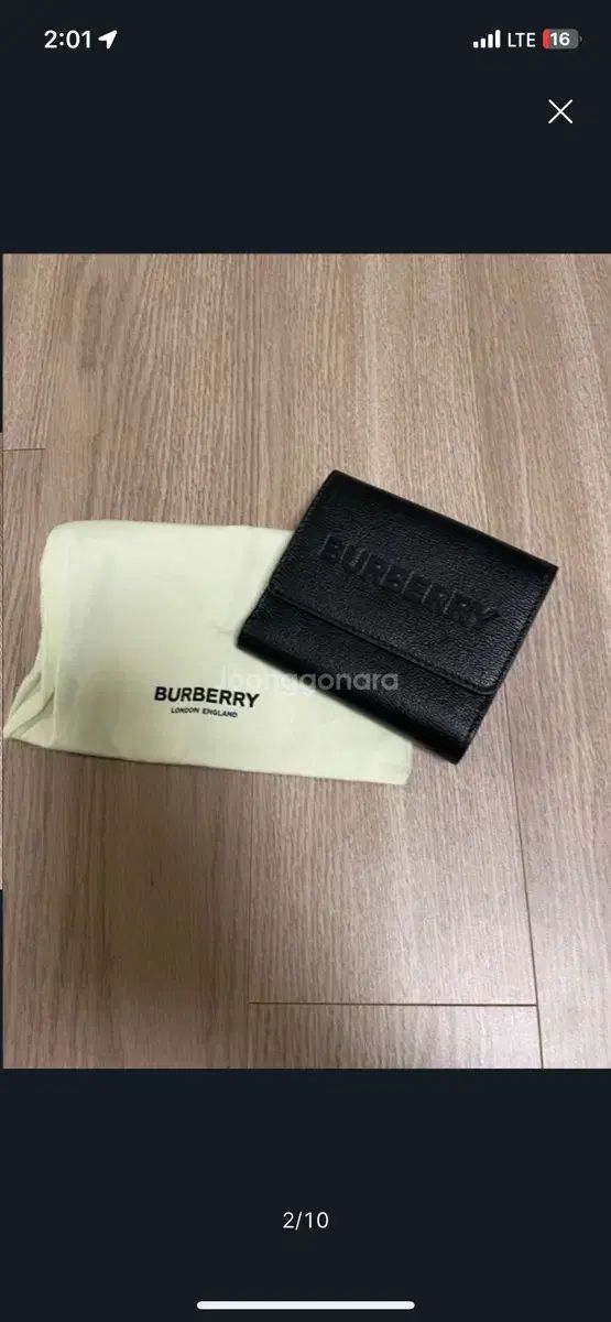 バーバリー 二つ折り財布 状態良し