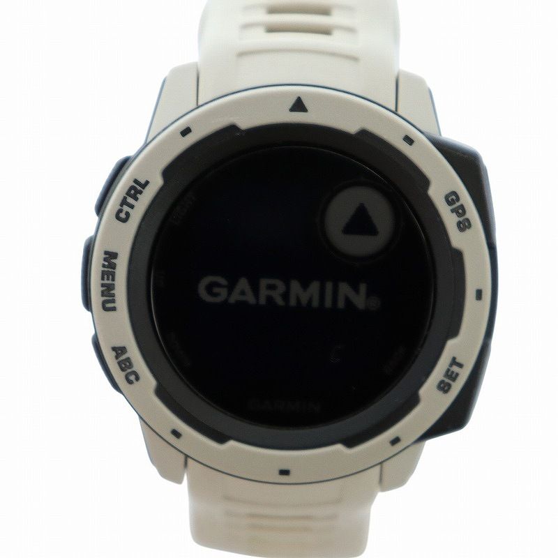 GARMIN INSTINCT デジタル腕時計 ホワイト