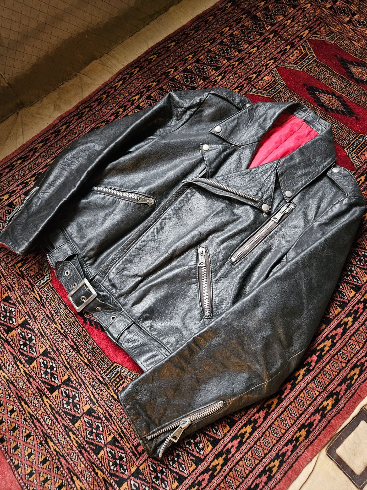 70s UK Vintage Motorcycle Jacket