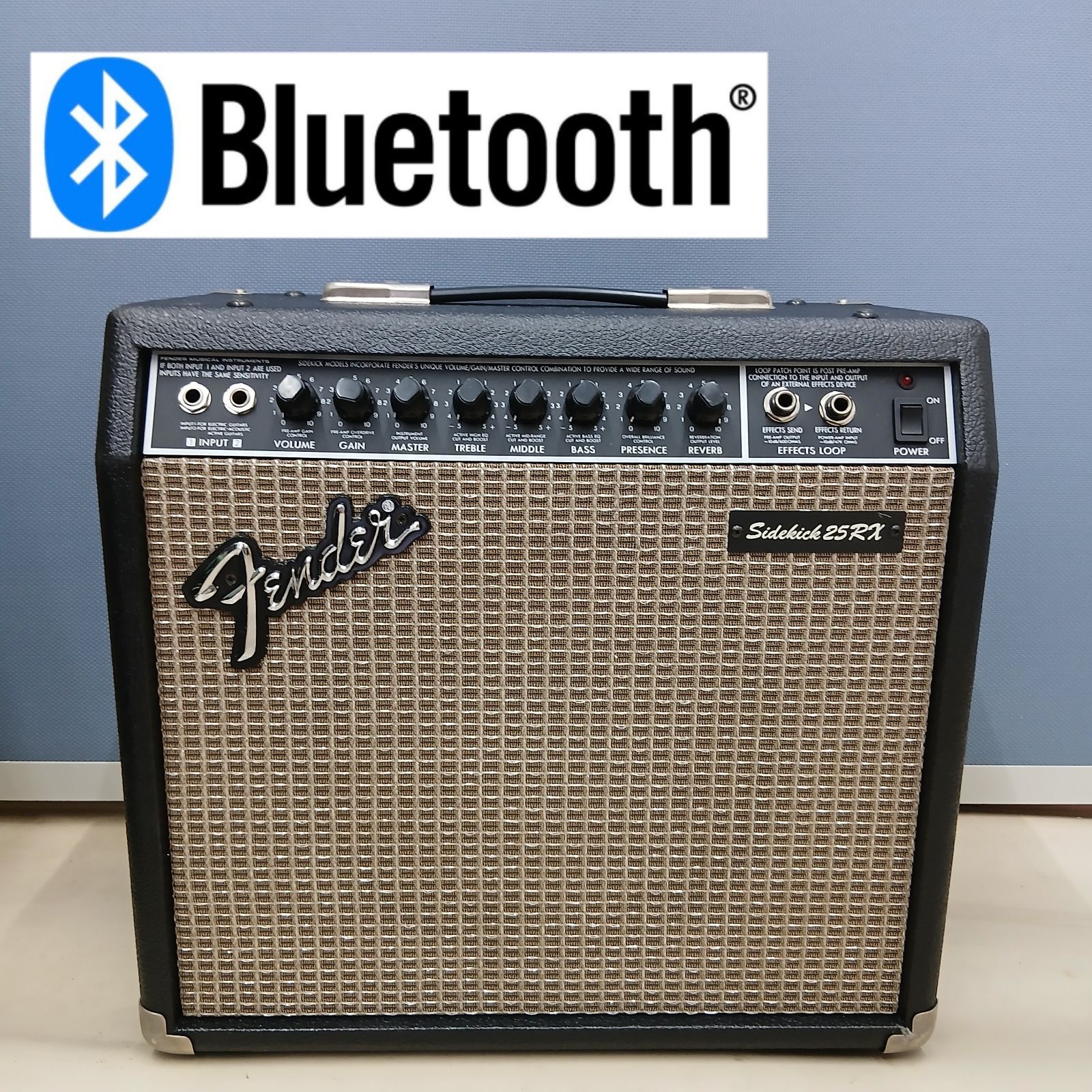 Fender Sidekick 25RX ギターアンプ Bluetooth機能搭載 【公式通販】