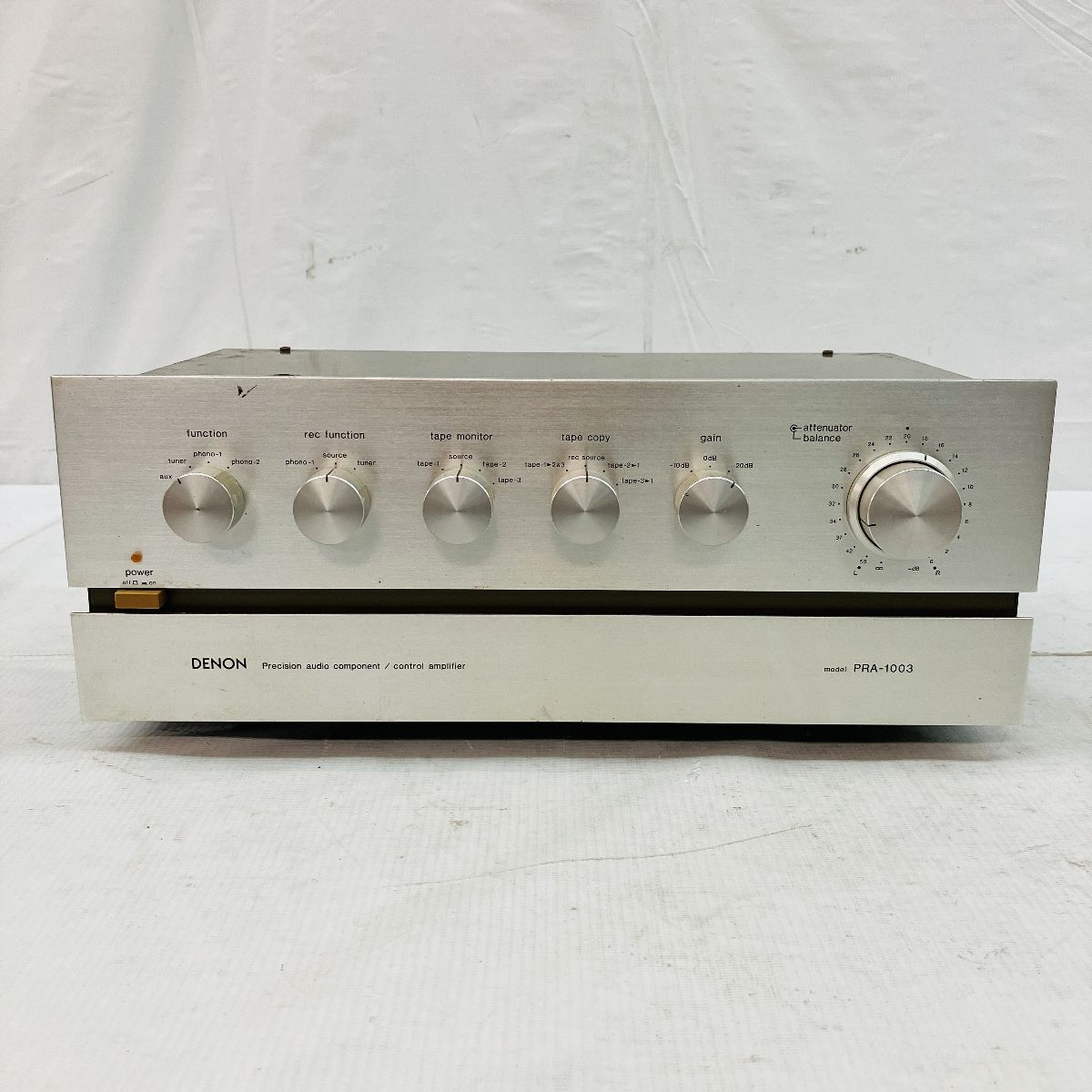 『4年保証』 DENON 音響機器 オーディオ プリアンプ ステレオ PRA-1003 アンプ