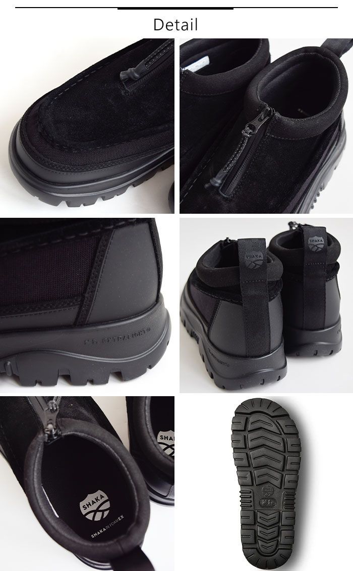 シャカ SHAKA ジップモカシンブーティ SHAKA モカシン ブーティー ZIP MOCCASIN BOOTIE EX [メンズ