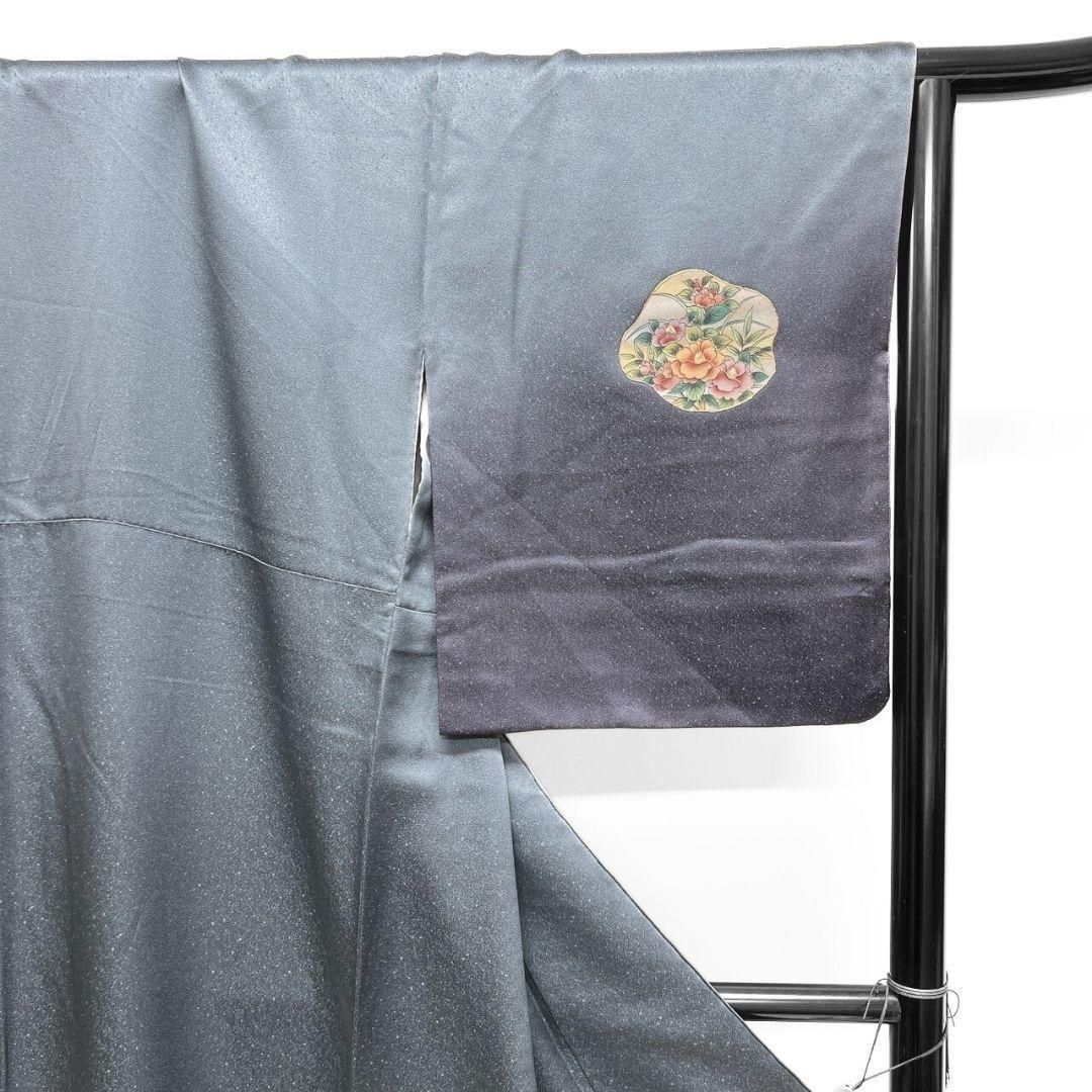 金彩 梅花 菊花 椿屋 付け下げ 着物 014a p - メルカリ 