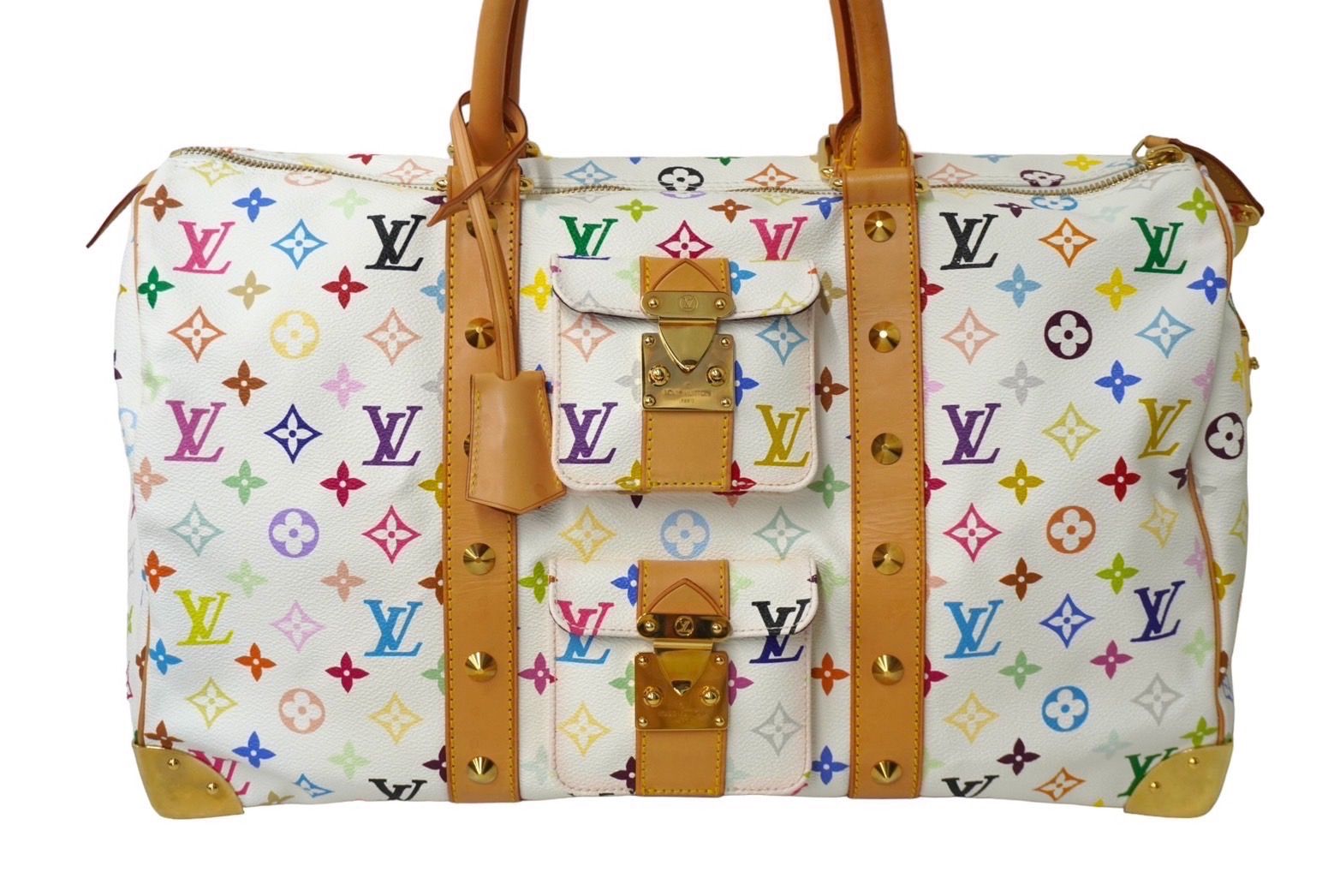極美品 LOUIS VUITTON ルイヴィトン 村上隆 ボストンバッグ
