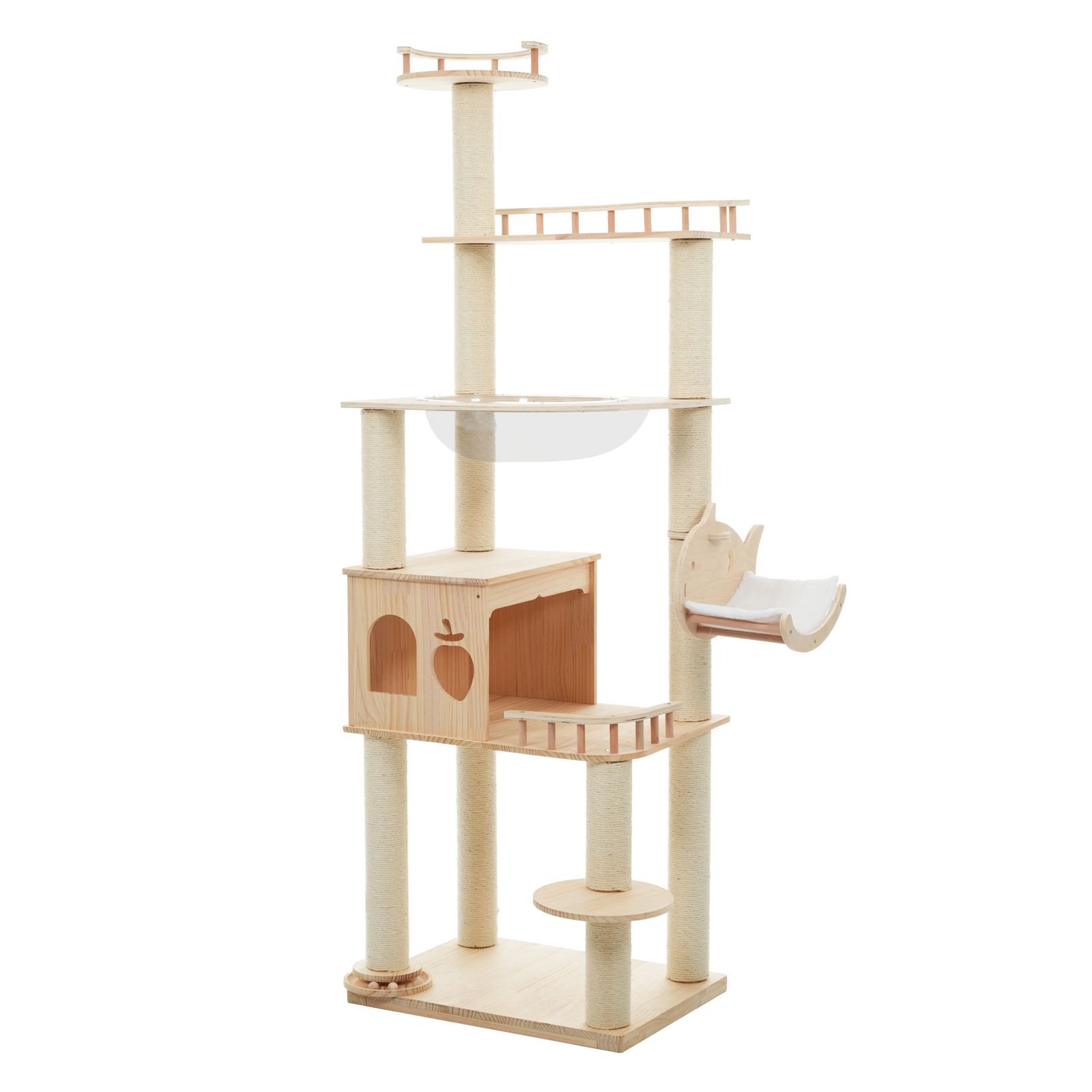2個 セール中 キャットタワー 猫タワー キャットツリー 据え置き 多頭飼い 宇宙船 ネコタワー 上り下りしやすい 爪とぎポール 木製 可愛い 子猫 大型猫 ペット用品 高い安定性 運動不足解消 おしゃれ 頑丈
