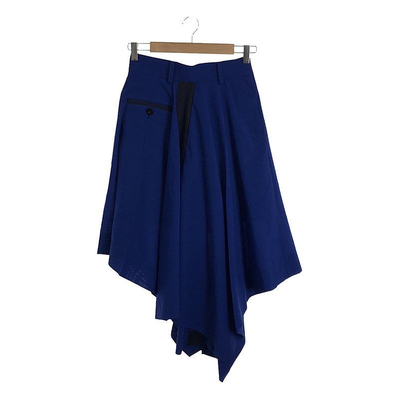 sacai / サカイ | 2021AW | Suiting Skirt / サイドライン オーバー 