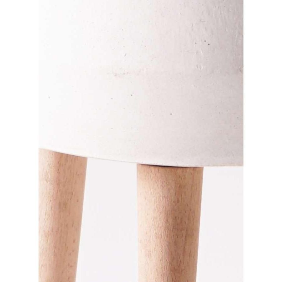 鉢カバー FiberCray ファイバークレイ ファッション 7号鉢用 white 白