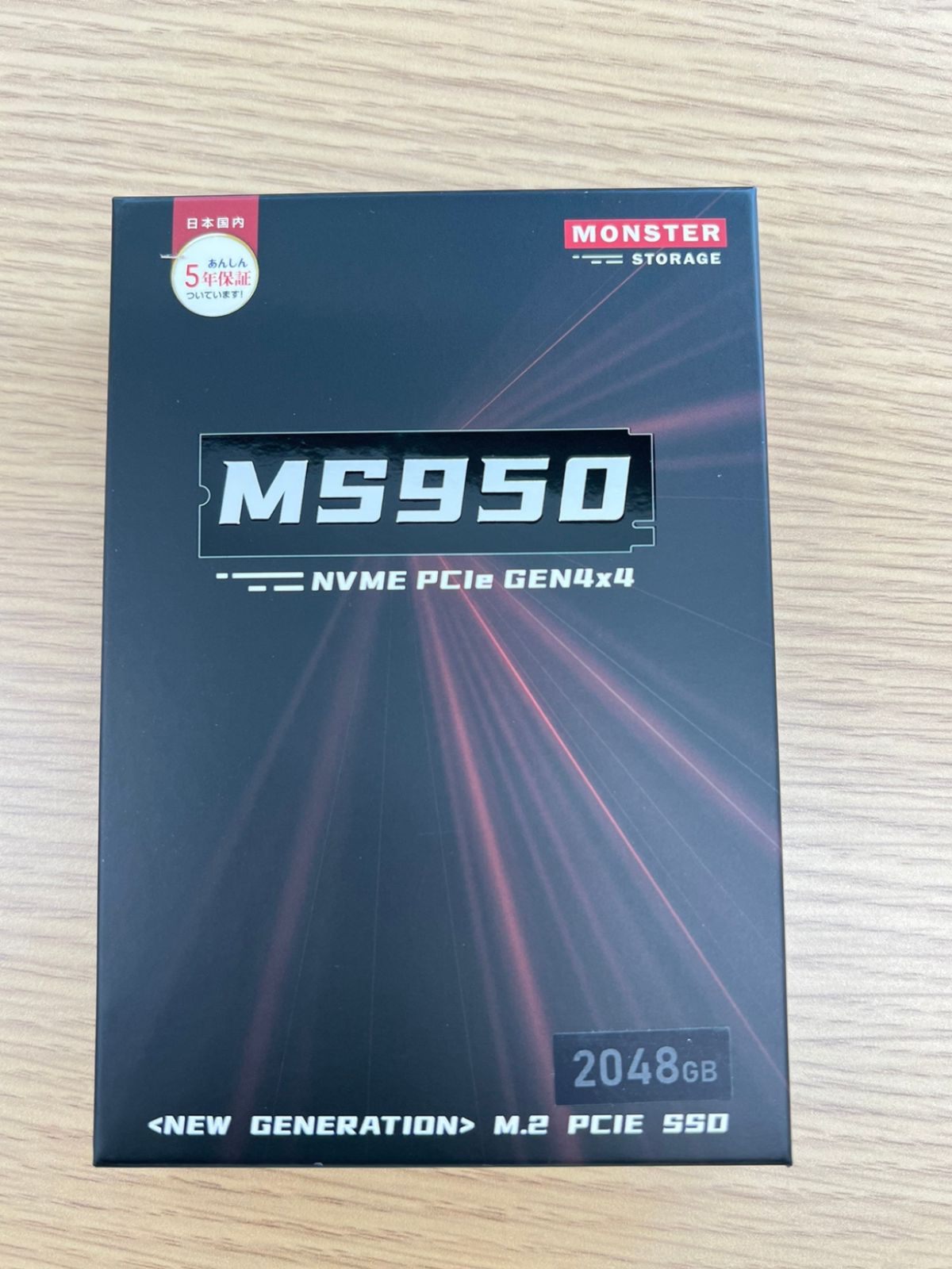 新品 Monster Storage 2TB NVMe SSD MS950 - PCパーツ