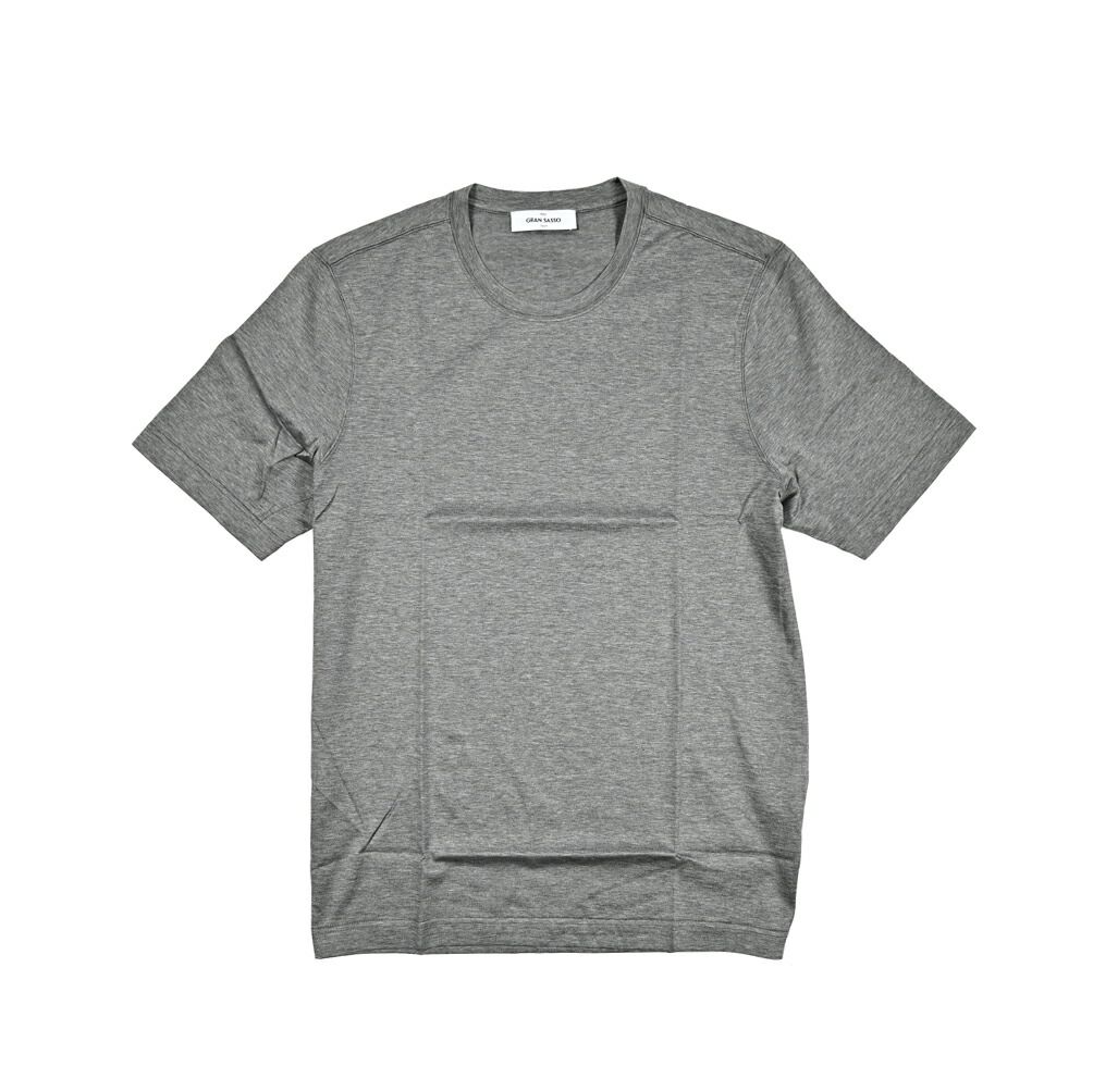 グランサッソ/FILOSCOZIATシャツカットソー杢グレー/422791 楽天市場】【20%OFF】グランサッソ Tシャツ クルーネック 2025SS