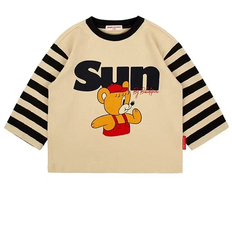 BEBE DE PINO(ベベデピノ) キッズ 長袖Tシャツ 110 サイズ コットン