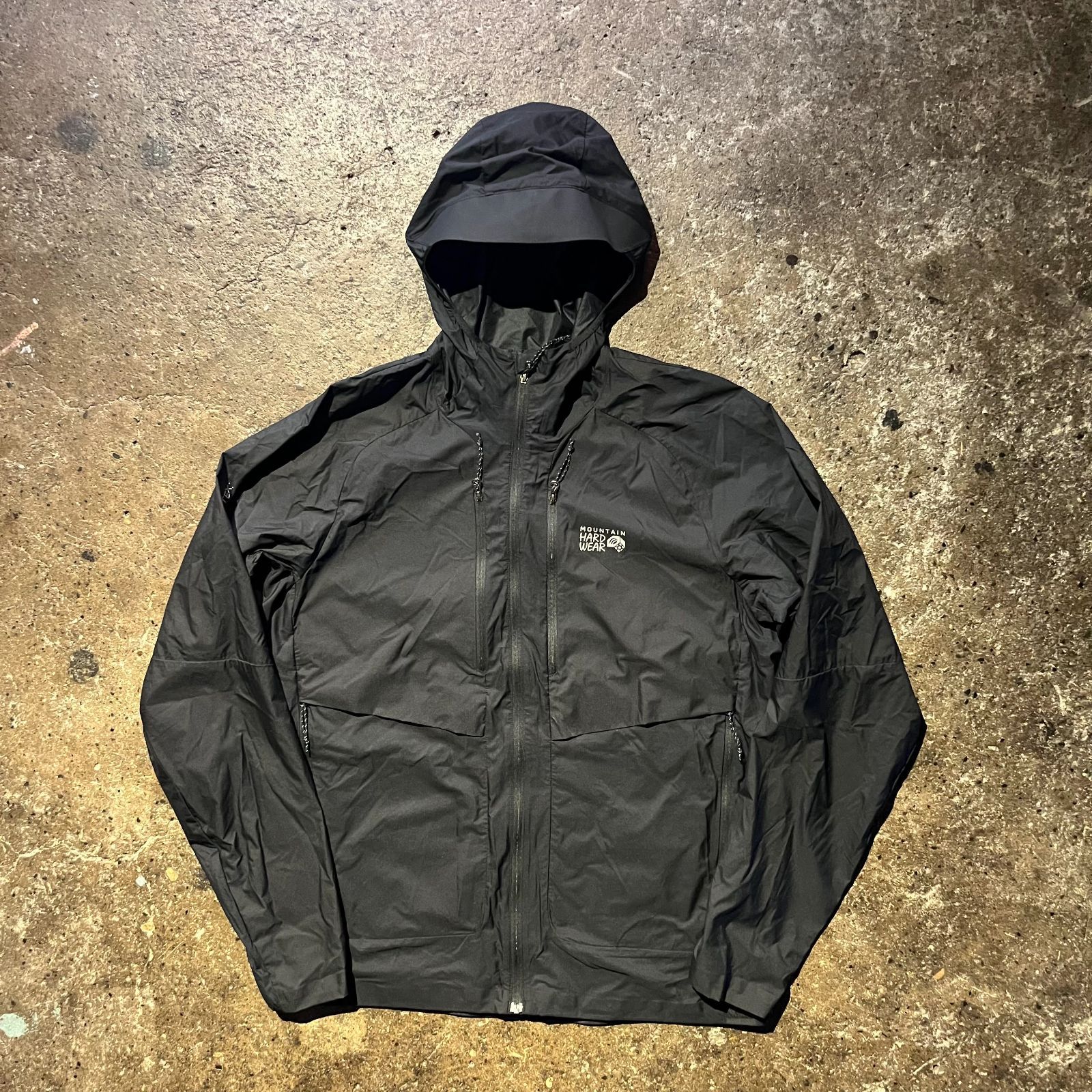 MOUNTAIN HARDWEAR Kor AirShell Hybrid Hooded Jacket Black 