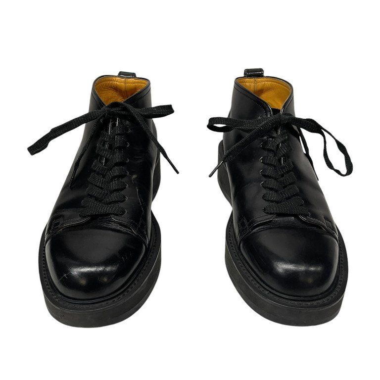 YOHJI YAMAMOTO POUR HOMME サイドゴアレザーブーツ - メルカリ YOHJI