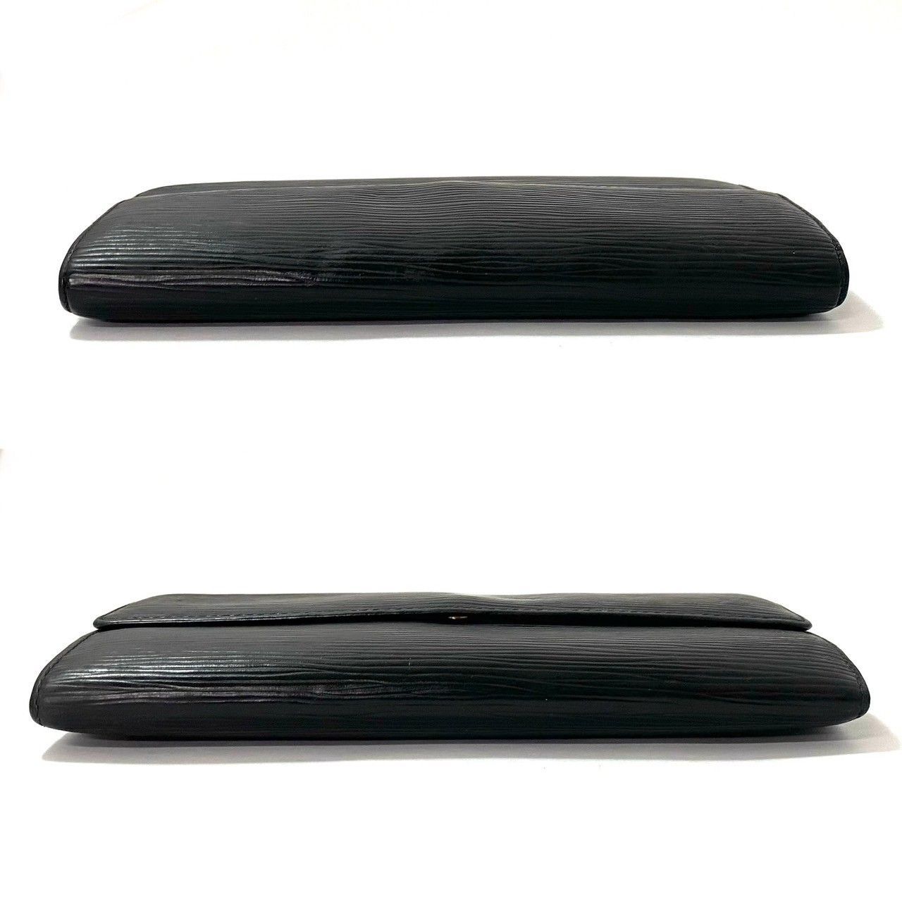 M【LOUIS VUITTON】ポシェット ポルト モネクレディ エピ ノワール 長