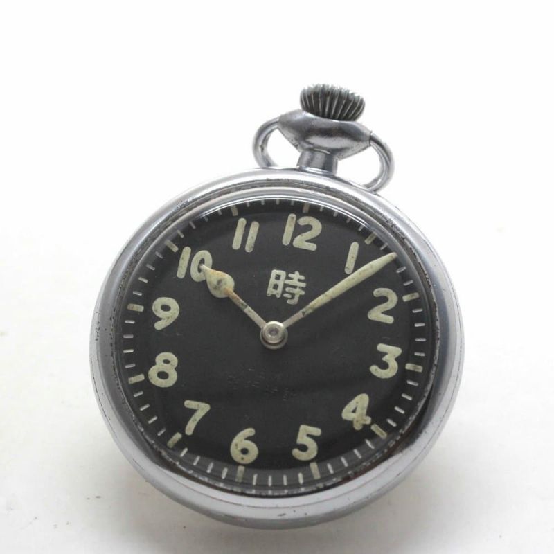 古い時計 19セイコー飛行時計 裏スケルトンカスタム / ヴィンテージウォッチ