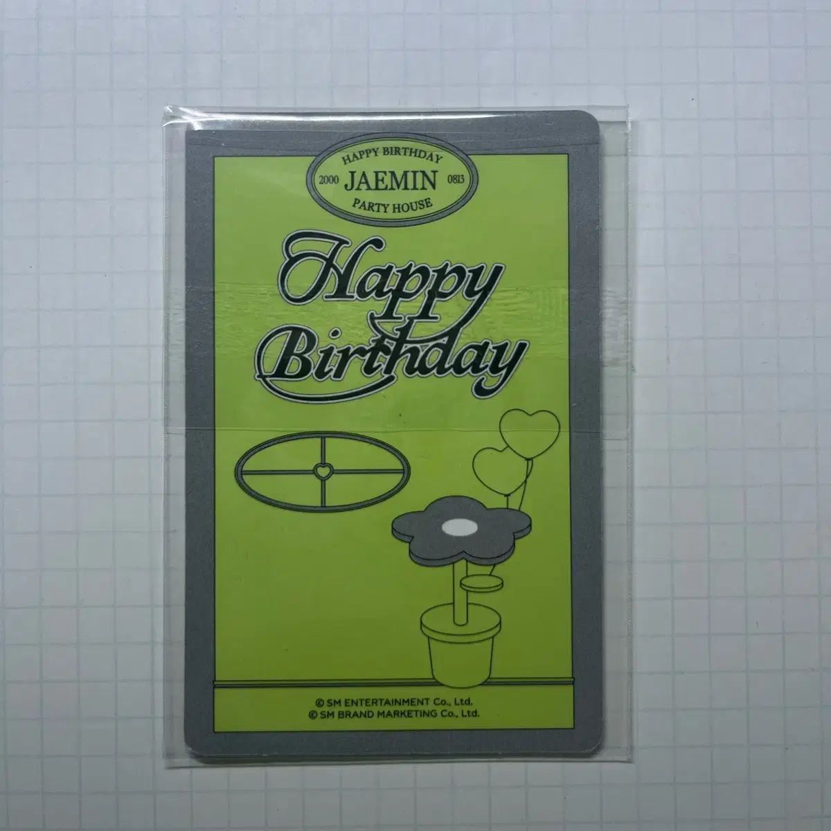 NCT(エヌシーティー) DREAM ジェミン(JAEMIN) 誕生日 センイル