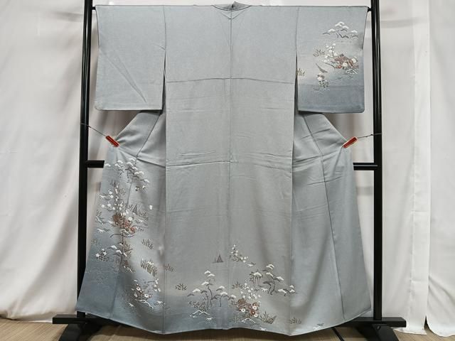 平和屋着物□訪問着 御所解文 暈し染め 三越扱い 正絹 逸品