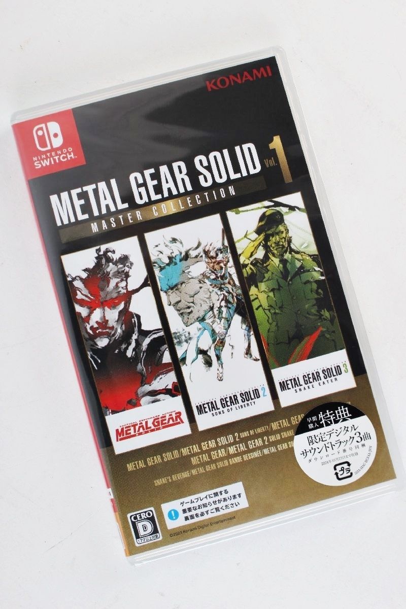 Nintendo Switch METAL GEAR SOLID MASTER COLLECTION Vol.1 メタルギア ソリッド マスターコレクション 任天堂 R2410-017