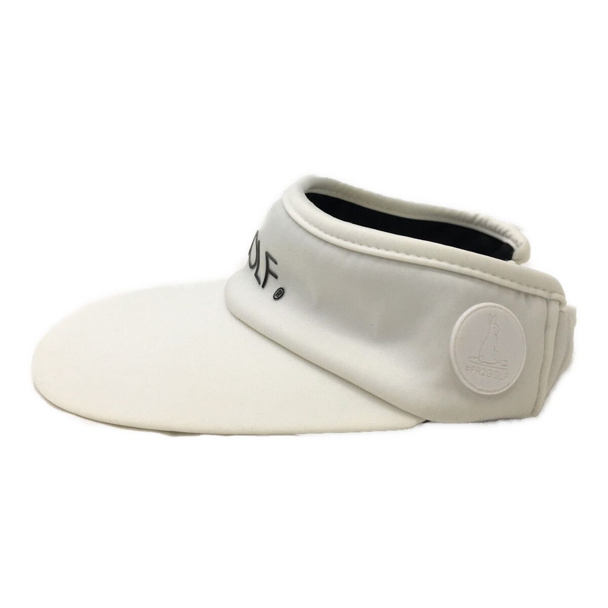 エフアールツーゴルフ FR2GOLF サンバイザー ホワイト 白 後ろゴム シリコンロゴ