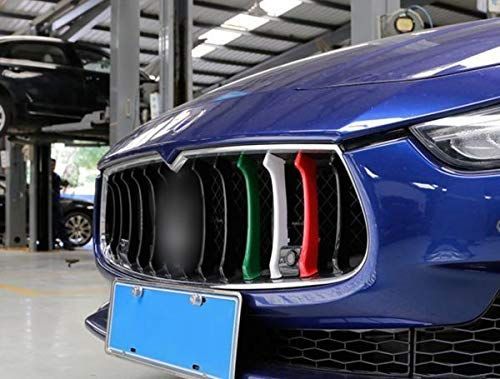 カデ子(KADEKO) Maserati マセラティ Ghibli ギブリ 三色フロントグリル ガーニッシュ ドレスアップ - メルカリ