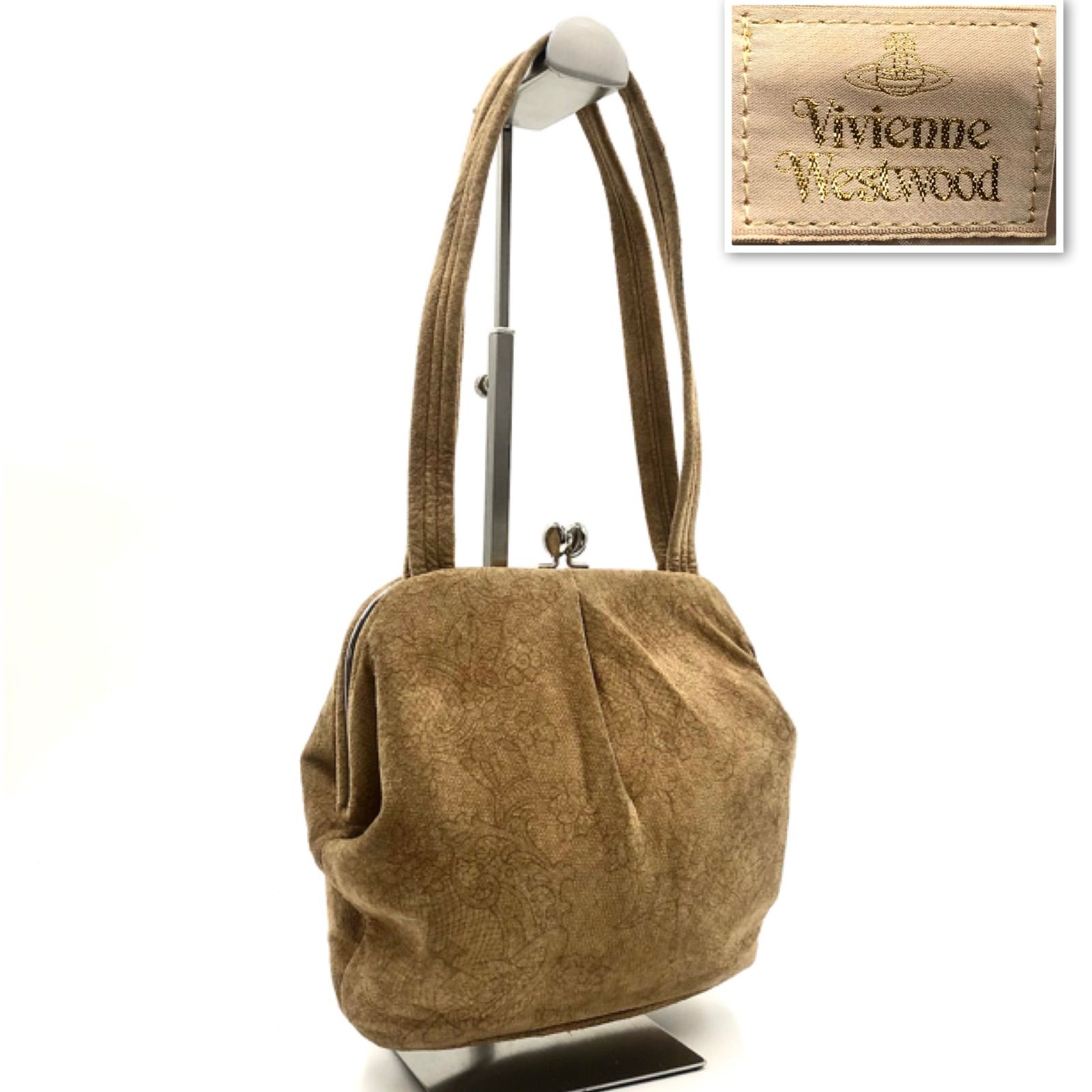 美品VivienneWestwoodショルダーバッグスエード ブラウン