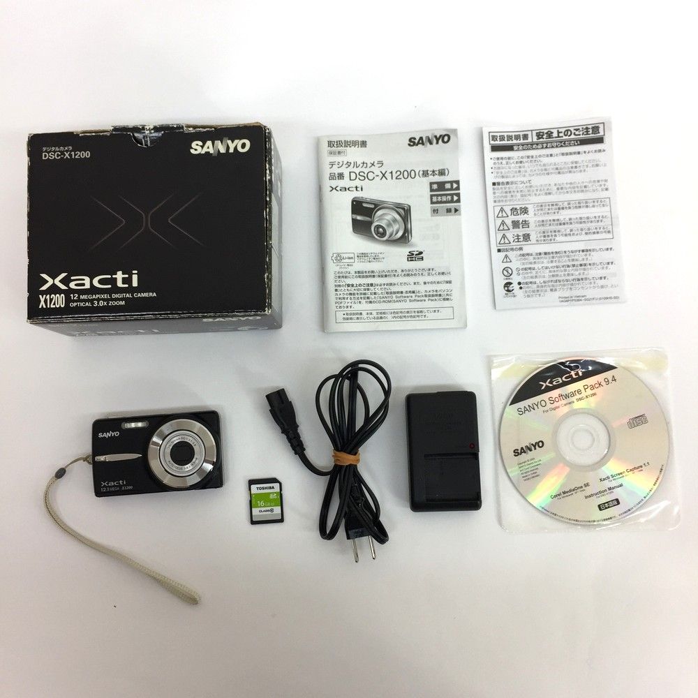 SANYO Xacti DSC-X1200 ブラック 【公式通販】