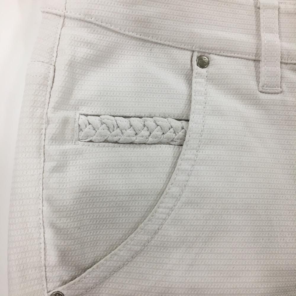 ☆SALE価格☆【美品】パーリーゲイツ パンツ 白 イカリ刺しゅう