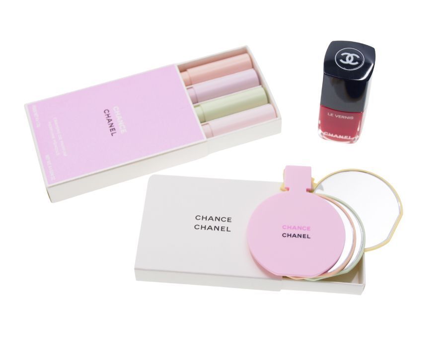 シャネル チャンス ノベルティ 鏡 スライド式ミラー CHANCE CHANEL シャネル チャンス ノベルティ 鏡 スライド式 コンパクトミラー
