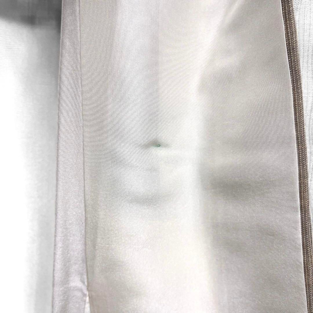 小紋 紬 立涌 縦縞 くすみカラー お洒落 着物 021a d - メルカリ 