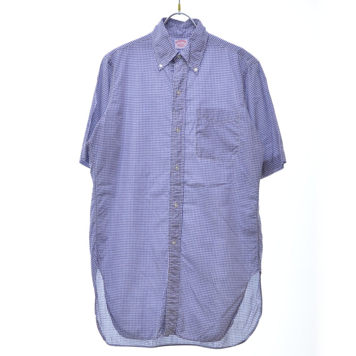 ギンガムチェック ボタンダウン BROOKSBROTHERSmakers 6釦 タグ 90s