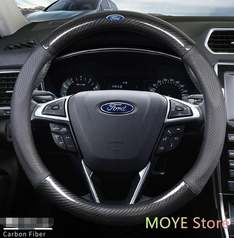 新品！フォード Ford O型 ハンドルカバー 炭素繊維 ステアリングカバー 番号05 全車種対応 モンデオ TIERRA RS mustang ST RACING SHELBY