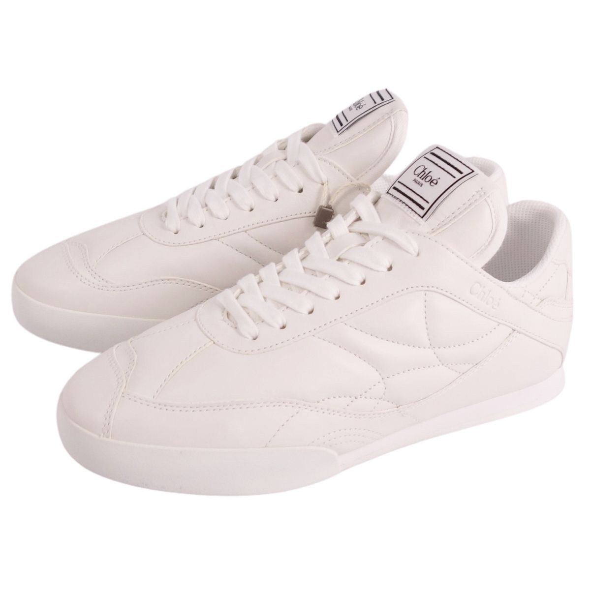未使用 クロエ Chloe スニーカー KICK ローカット レザー