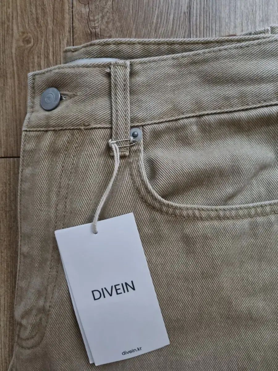  DIVE IN ワイド フ デニム ベージュ その他 デニム ジーンズ