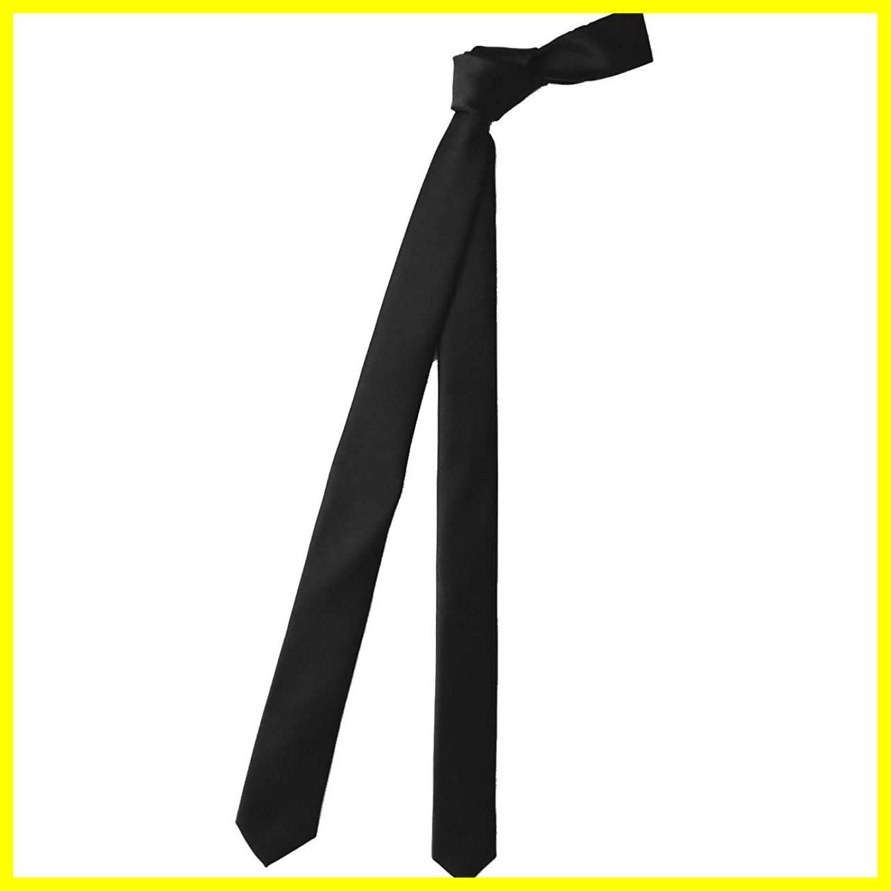 商品 首回りが太い方に 長い ロング ネクタイ 無地 細幅 高身長 細い ナロータイ シルク 西陣織 ディー プラス アーツ 黒 ブラック 長さ160 cm