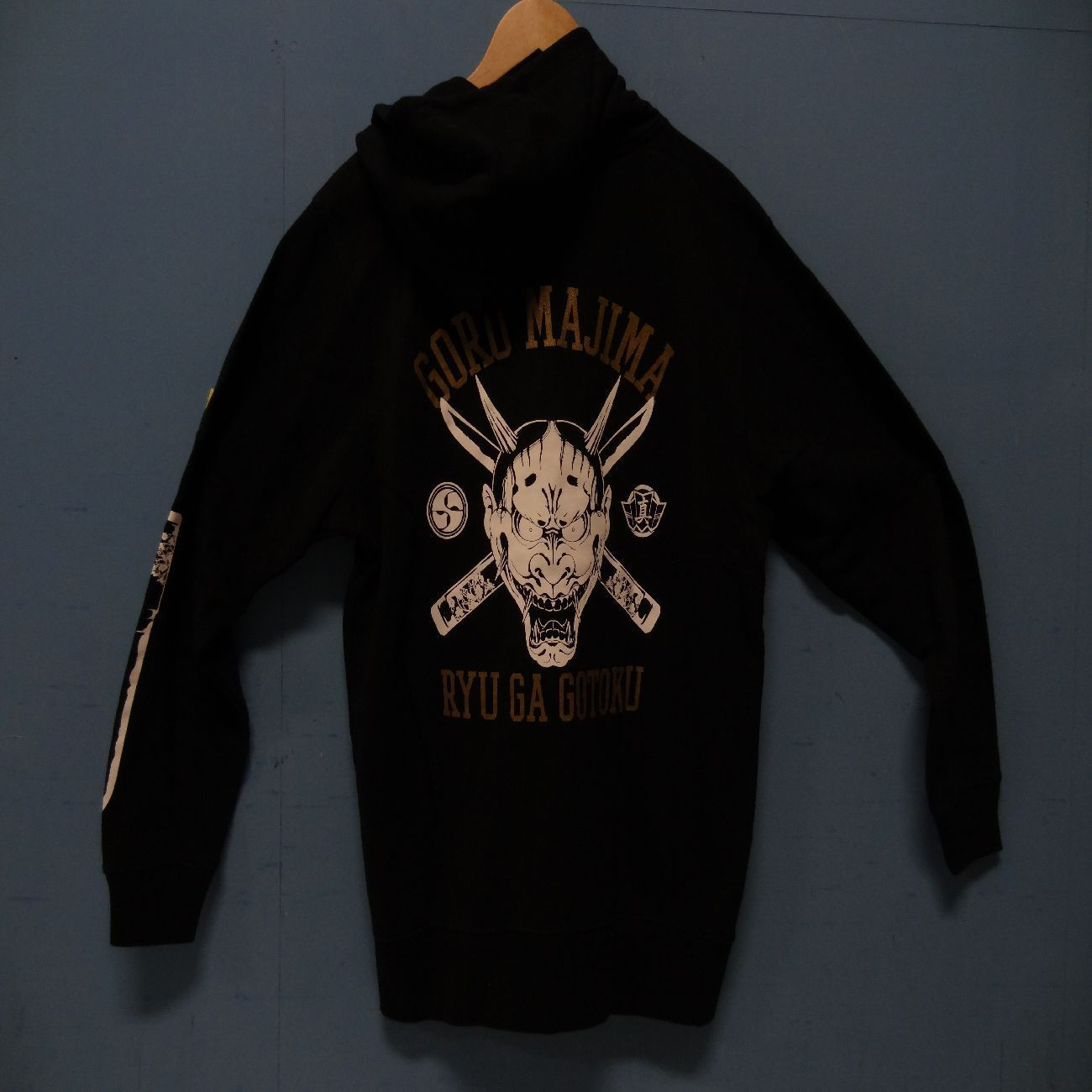 龍が如く 真島吾朗誕生日記念くじ A賞パーカー 般若ブラックLサイズ