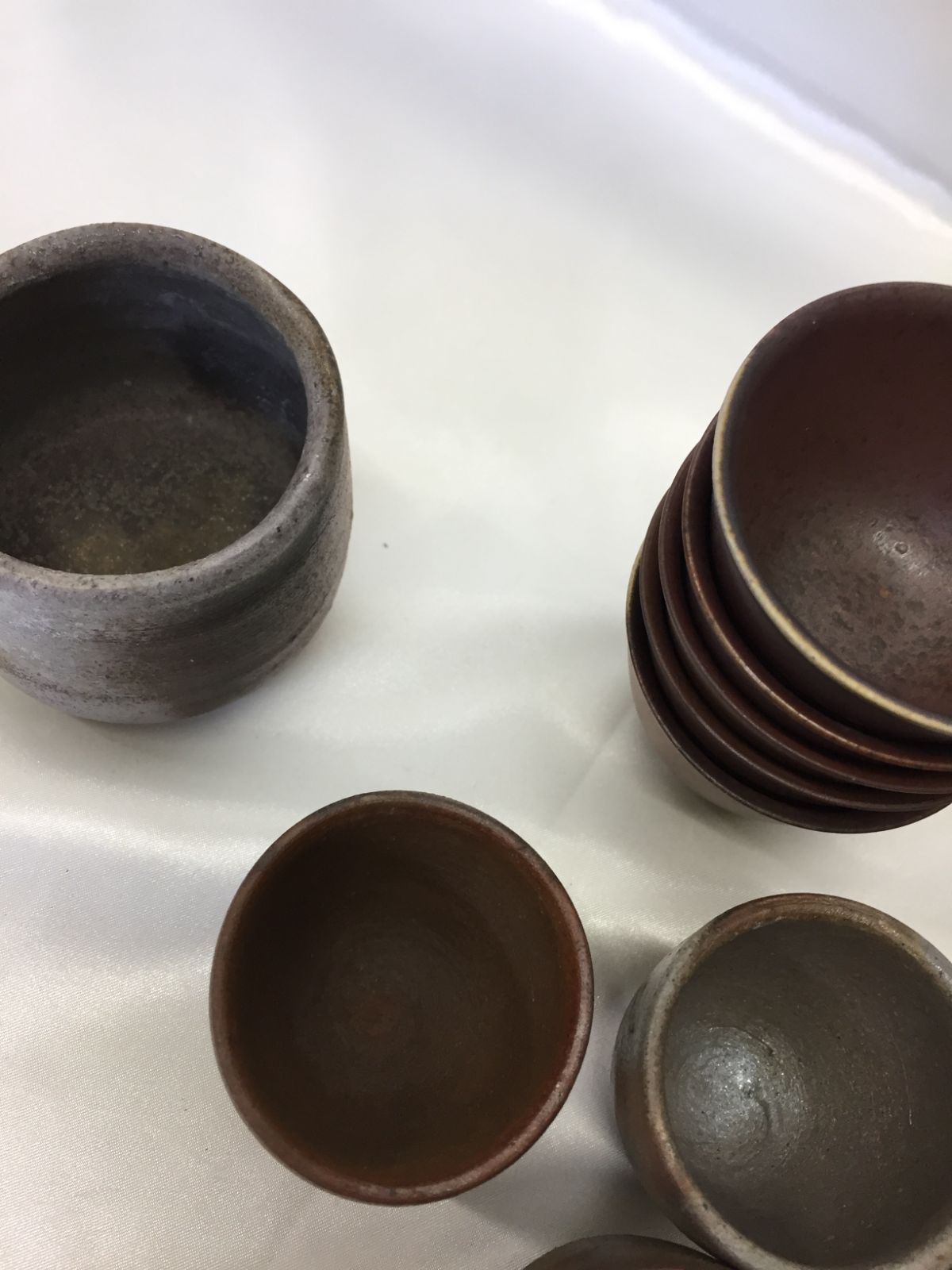 S【アンティーク】煎茶道具 宝瓶 工芸品 備前焼 食器（備前焼