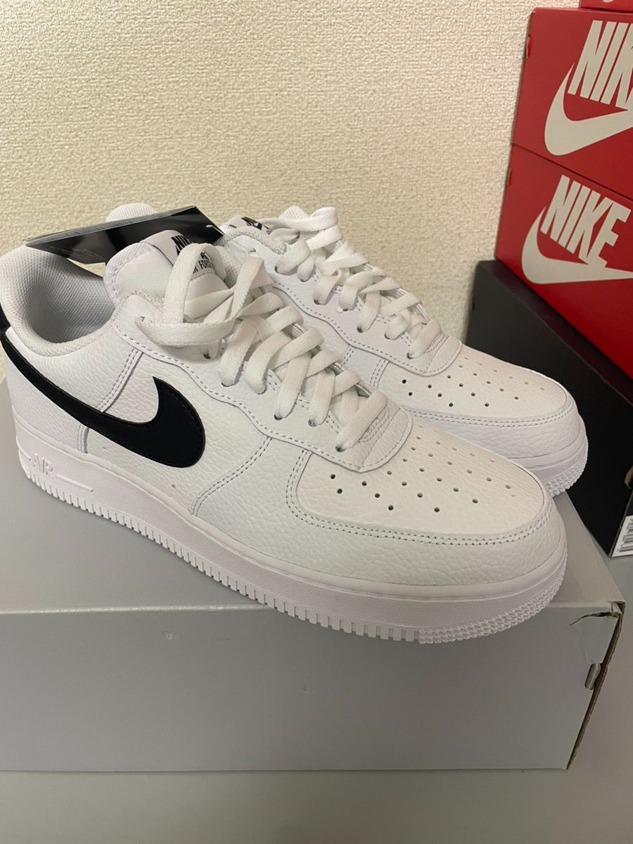 NIKE AIR FORCE 1 07 CT2302-100 28.5㎝ WHITE/BLACK ナイキ エアフォース 1 07 ロー ホワイト  ブラック メンズ スニーカー