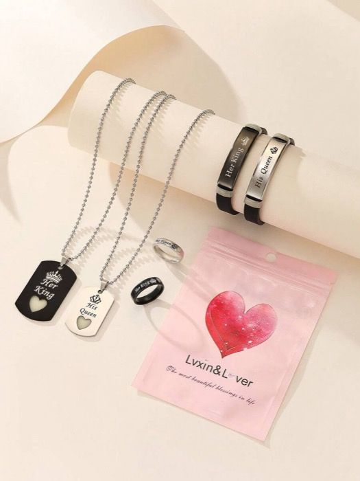 ジュエリー レディース セット 蓄光カップルジュエリーセット6点