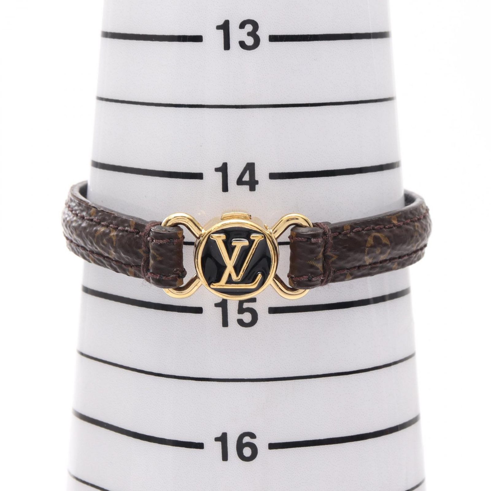 ルイヴィトン レザーブレスレット Louis Vuitton】ブレスレット レザー プレート ロゴ M8114Z
