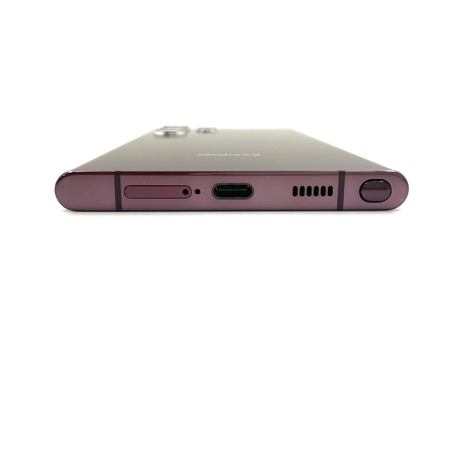 SAMSUNG Galaxy S22 Ultra 256GB バーガンディ au SCG14 動作