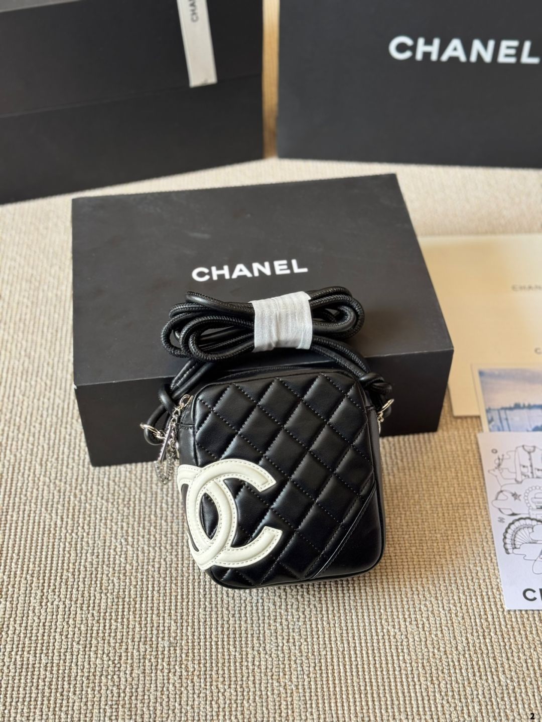 今日 Vintage Chanel カンポン 斜め掛けバッグ - Chanel-MM輸入1