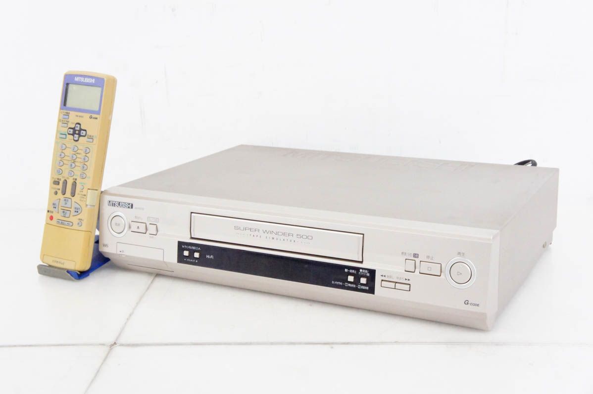 【中古】三菱MITSUBISHI VHSビデオカセットレコーダー ビデオデッキ HV-FA7G