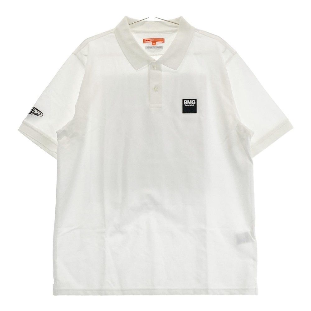 サイズ：XL BEAMS GOLF ビームスゴルフ  半袖ポロシャツ ボーダー ネイビー系 [240101458242] ゴルフウェア メンズ ストスト BEAMS GOLF ビームスゴルフ 半袖ポロシャツ ボーダー ネイビー系