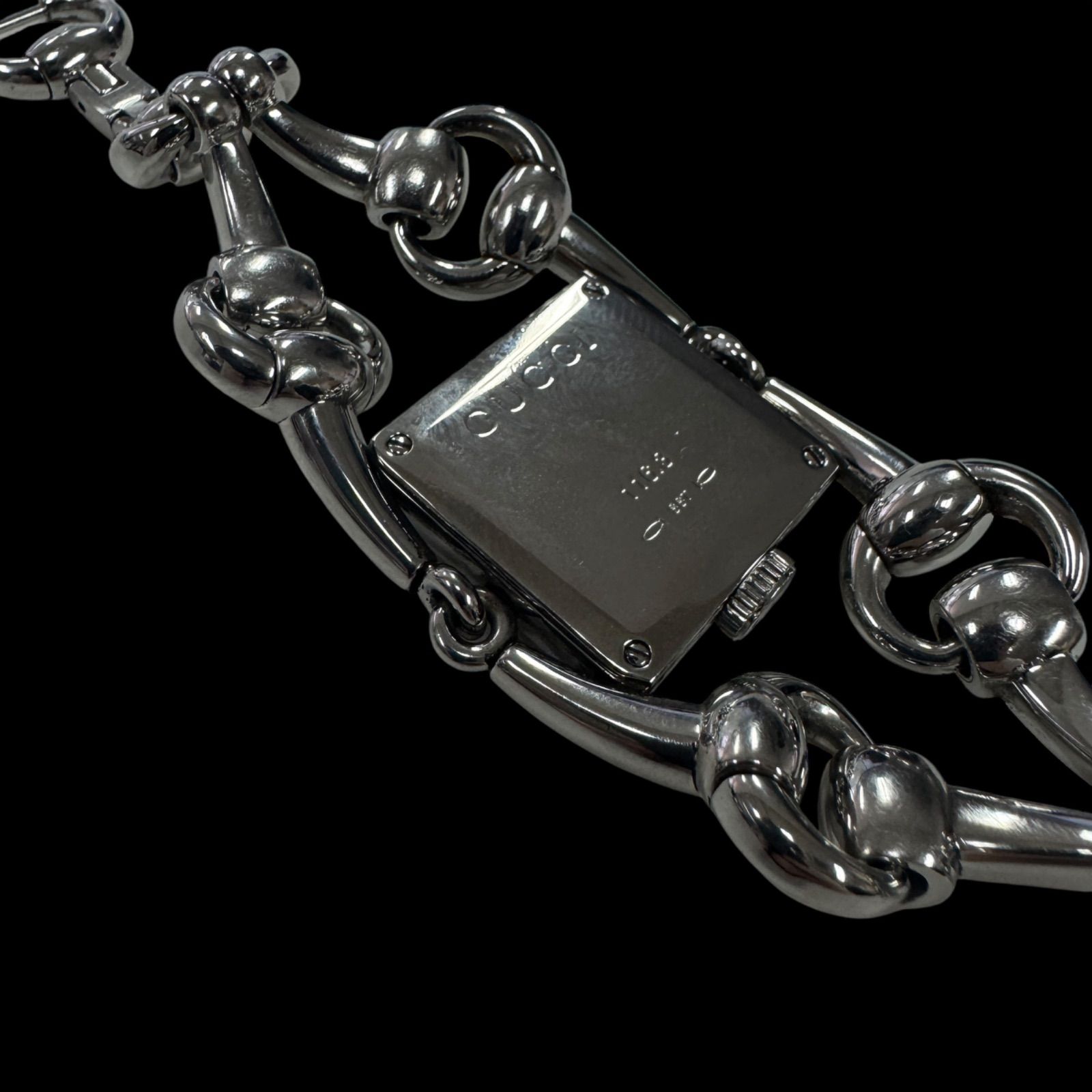 稼働 美品 GUCCI グッチ シニョーリア 116.3 ブルーシェル文字盤