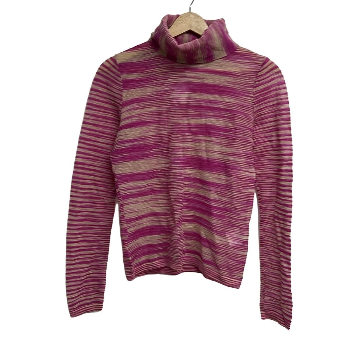 美品 MISSONI ミッソーニ グラデーション レディース タートルニット レディース