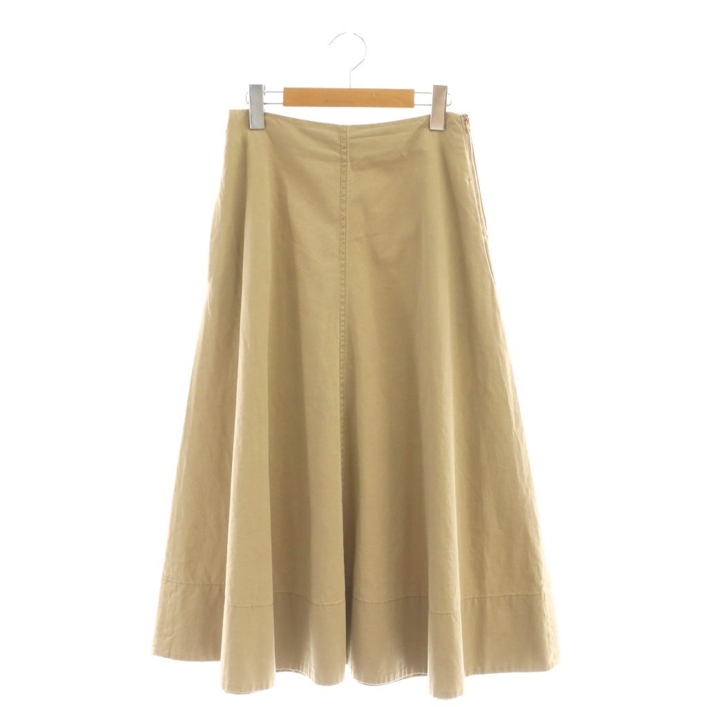 Madison blue　ベージュ フレアスカート スカート MI―MOLLET FLARE SK BACK SATIN