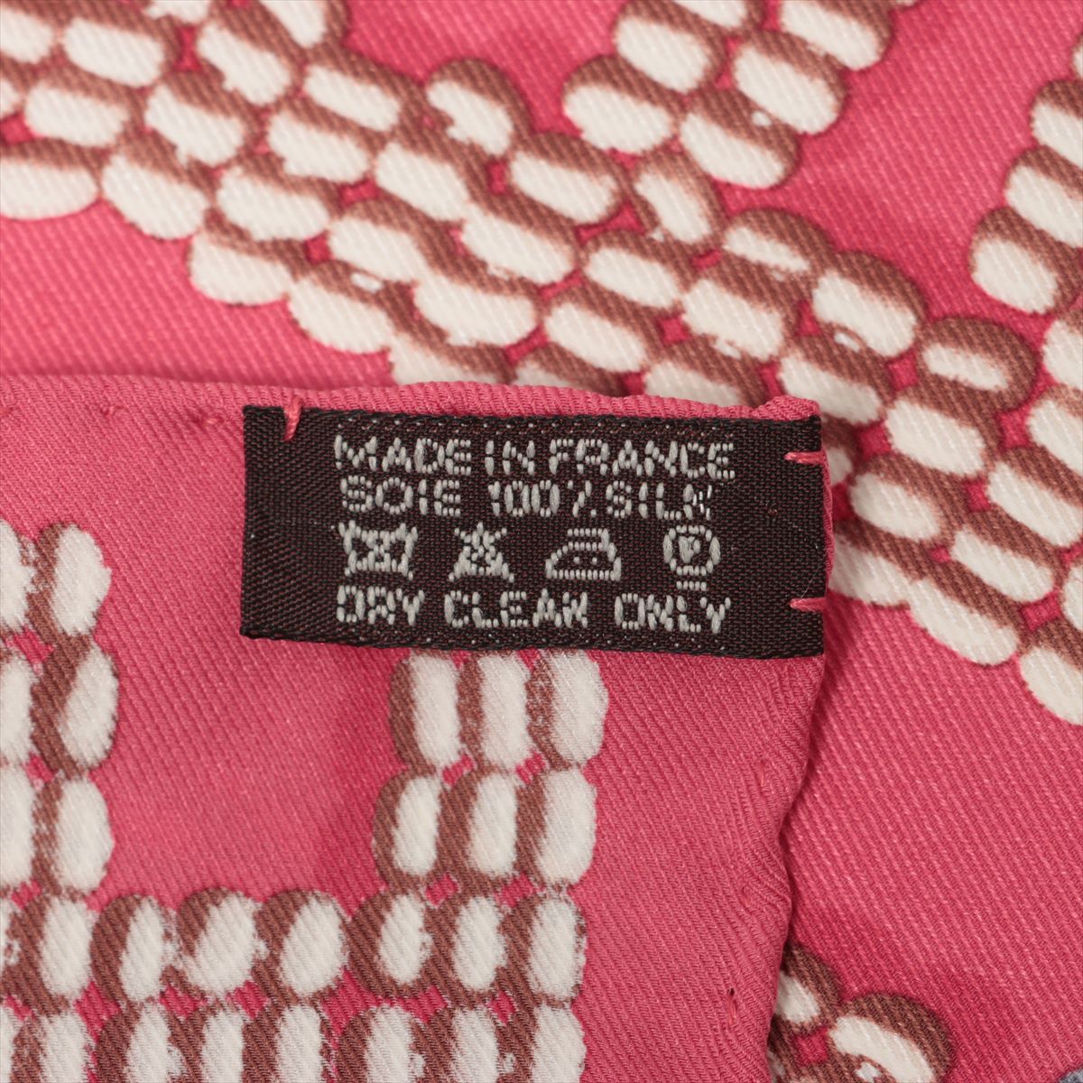 美品 エルメス カレ 70 KELLY EN PERLES ケリーアンペルル 真珠ででき